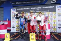 Ini pebalap andalan Astra Honda yang berhasil meraih juara.
