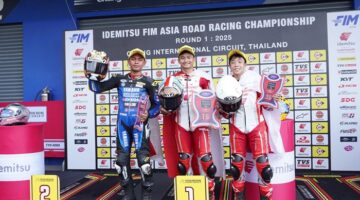 Ini pebalap andalan Astra Honda yang berhasil meraih juara.
