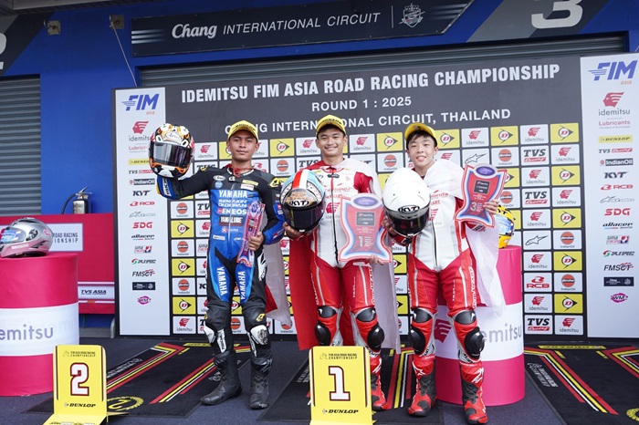Ini pebalap andalan Astra Honda yang berhasil meraih juara.