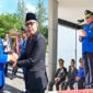 Suasana peringatan HUT ke-106 Damkaramat di Lapangan Kantor Bupati Lotim, Kamis (15/5/2025). 