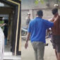 Terduga pelaku gas elpiji yang berhasil ditangkap polisi.