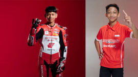 Ini dua pebalap muda berbakat Indonesia, Veda Ega Pratama dan Muhammad Kiandra Ramadhipa.