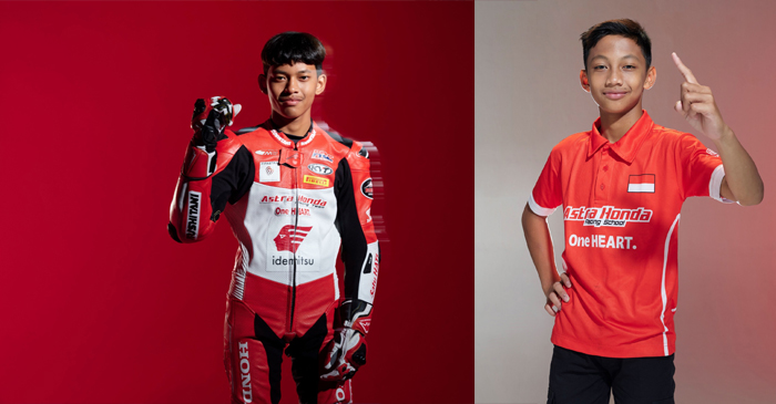 Ini dua pebalap muda berbakat Indonesia, Veda Ega Pratama dan Muhammad Kiandra Ramadhipa.