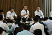 Gubernur NTB, Lalu Muhamad Iqbal, di sela-sela acara media gathering bersama para pimpinan media dan forum wartawan se-NTB, di Pendopo Tengah Gubernur NTB, pada Rabu (7/5/2025).