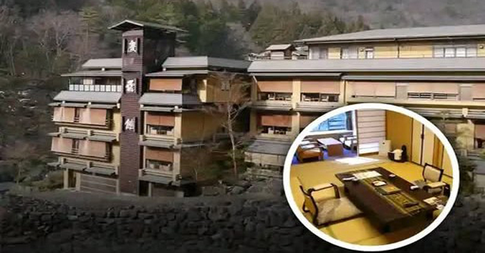 Ini hotel tertua di dunia yang berlokasi di Jepang yang hingga sekarang masih beroperasi.