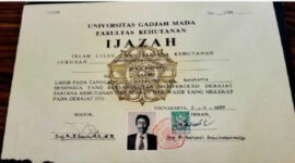 Ini Ijazah Jokowi yang diduga palsu.