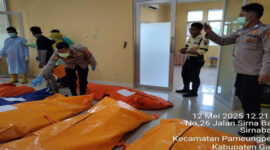 Ini korban meninggal dunia akibat peristiwa peledakan amunisi tidak layak pakai (apkir) milik TNI AD, di Garut.