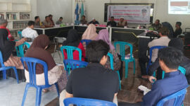 Suasana acara Musdessus pembentukan Kopdes Merah Putih, di Aula Kantor Kepala Desa Perampuan, Kamis (22/5/2025).
