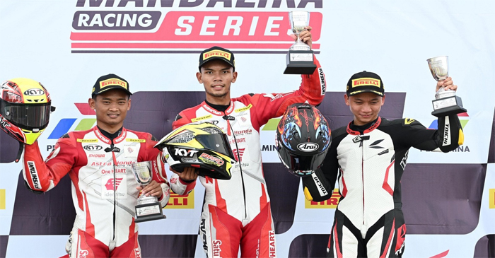 Ini para pebalap Astra Honda Racing Team (AHRT) yang berhasil menunjukkan performa gemilang dalam gelaran seri perdana Mandalika Racing Series (MRS) 2025, di Pertamina Mandalika International Circuit, pada 12–13 April 2025.