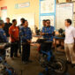 Suasana pelaksanaan pelatihan vokasi dan produktivitas tenaga kerja yang berlangsung di Aula Lembaga Latihan Kerja (LLK) Selong, Kamis (17/4/2025).