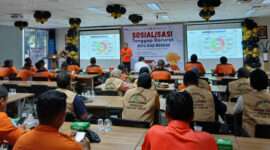 Astra Motor NTB saat menggelar sosialisasi mitigasi gempa dan tanggap darurat.