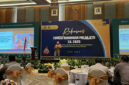 Suasana Rakernis Fungsi Keuangan Polda NTB Tahun 2025 yang digelar di Ballroom Hotel Aruna Senggigi, Lombok Barat, Kamis (12/6/2025).