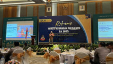 Suasana Rakernis Fungsi Keuangan Polda NTB Tahun 2025 yang digelar di Ballroom Hotel Aruna Senggigi, Lombok Barat, Kamis (12/6/2025).