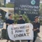 Aliansi Mahasiswa Peduli Kampus UMMAT menuntut Rektor UUMMAT untuk mundur dari jabatannya.