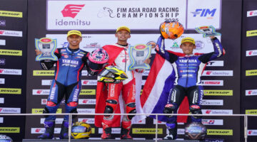 Ini pebalap Astra Honda Racing Team (AHRT) kembali menorehkan hasil membanggakan dengan berhasil rebut podium pertama kelas AP250 di ajang Asia Road Racing Championship (ARRC) 2025 seri Sepang, Malaysia.
