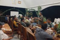 Sekretaris Deputi Promosi dan Kerjasama BGN RI, Kombes Pol Lalu Muhammad Iwan Mahardan, S.I.K., M.M., saat menyosialisasikan Program MBG, pada Selasa (5/6/2025).