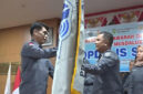 Ketua Umum DPP PJS, Mahmud Marhaba saat melantik Ketua DPD PJS Sumsel, Edi Triono.