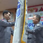 Ketua Umum DPP PJS, Mahmud Marhaba saat melantik Ketua DPD PJS Sumsel, Edi Triono.