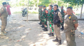 Ini personel yang diterjunkan untuk menjaga perdamaian di Teluk Ekas.
