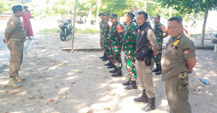 Ini personel yang diterjunkan untuk menjaga perdamaian di Teluk Ekas.