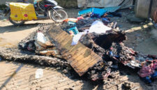 Ini puing-puing sisa kebakaran.