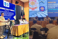 Kasat Pol PP NTB, Dr H Fathul Gani, M.Si saat membuka Rapat Koordinasi (Rakor), di Hotel Lombok Raya Mataram.