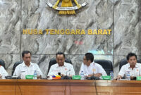 Suasana Rakor Lintas Sektoral dalam rangka membahas persiapan pelaksanaan PON XXII tahun 2028.