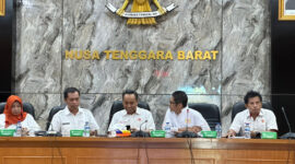 Suasana Rakor Lintas Sektoral dalam rangka membahas persiapan pelaksanaan PON XXII tahun 2028.