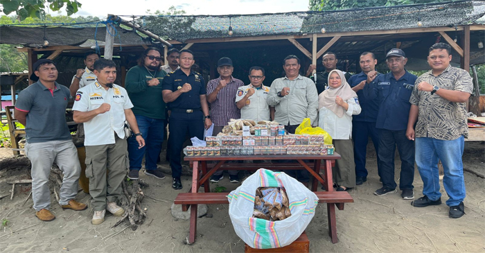 Tim Satgas Pemberantasan BKC Ilegal Provinsi NTB saat melaksanakan Operasi Pemberantasan di Kecamatan Seteluk dan Taliwang, Kabupaten Sumbawa Barat (KSB) tahun 2025, Rabu pagi (25/6/2025).