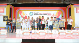 Suasana pemberian penghargaan di Ajang AHM Technical Skill Contest.