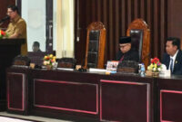 Suasana Rapat Paripurna DPRD Lotim.