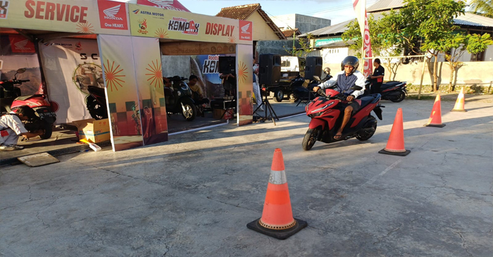 Honda New Vario 125 banyak dinikmati konsumen skutik di Lombok, NTB.