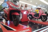 Pameran Booth Honda di Lombok Epicentrum Mall.