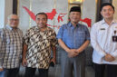 DARI KANAN: Rafi, H Fauzan Khalid, Moh Hafizni, dan Rasyid.