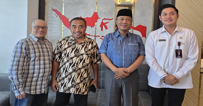 DARI KANAN: Rafi, H Fauzan Khalid, Moh Hafizni, dan Rasyid.