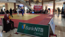 Suasana event Kejurprov Judo 2025 Kapolda Cup di Lombok Epicentrum Mall (LEM) Mataram 3-5 Juli 2025.