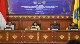 Komite IV DPD RI saat melaksanakan kegiatan Uji Sahih terhadap RUU tentang Perubahan atas UU No.9 Tahun 2018 tentang PNBP, di Provinsi Bali.