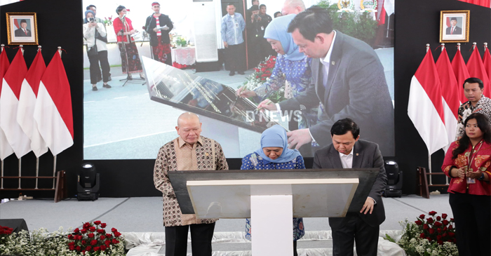 Suasana peresmian gedung Kantor Perwakilan DPD RI Provinsi Jawa Timur.