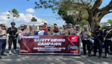 Dalam menyambut Bulan Bhayangkara, Astra Motor NTB dan Satlantas Polres Lobar menggelar Safety Riding Campaign.