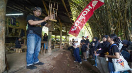 Para peserta yang tergabung dalam binaan Sekolah Satu Hati (SSH) dari wilayah Jakarta dan Jabar, diajak untuk menjaga dan mempopulerkan budaya angklung ke masyarakat dalam negeri hingga mancanegara.