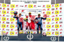 Arbi dan Adenanta menguasai podium tertinggi pada ajang balap Asia Road Racing Championship (ARRC) 2025 seri Mandalika.