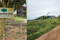Lahan PT Agro Mekar Lestari (AML).
