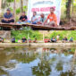 Para Jurnalis Lombok Timur dari berbagai media saat menggelar kegiatan Lomba Mancing.