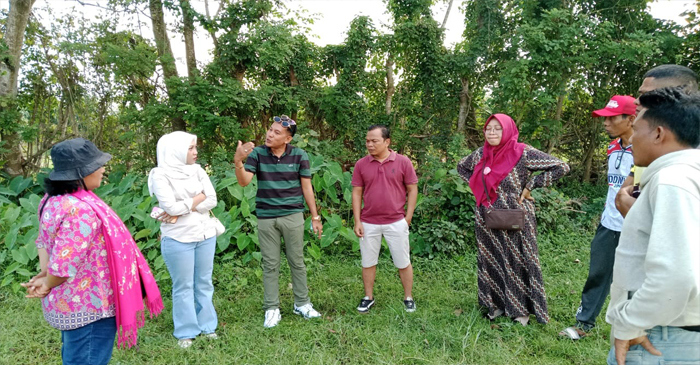 Syamsuriansyah saat berkunjung ke Desa Perampuan pada Minggu (24/8/2025).