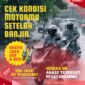 Cek kondisi motormu setelah banjir.