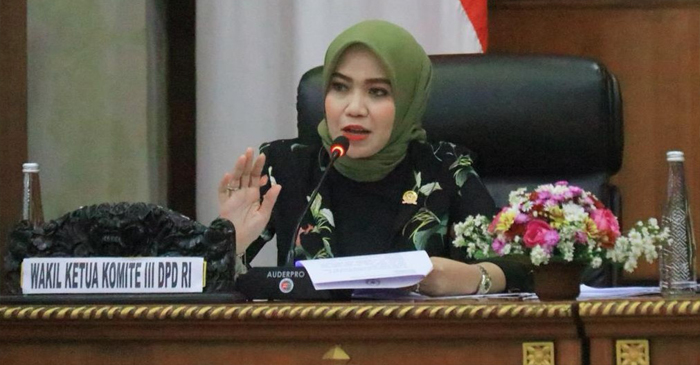 Wakil Ketua Komite III DPD RI, Erni Daryanti.