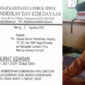 Kadis Dikbud Lotim, Izzuddin (foto kanan), dan Surat Edaran (foto kiri).