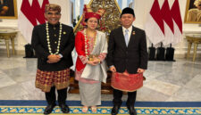DARI KANAN: Ketua DPD RI, Sultan B Najamudin; Ketua DPR RI, Puan Maharani; dan Ketua MPR RI, Ahmad Muzani.