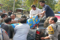 Ini jasad korban lansia yang ditemukan wisatawan asing di Pantai Melase Batu Layar.