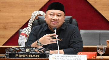 Wakil Ketua Komisi X DPR RI, Lalu Hadrian Irfani.